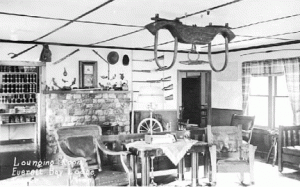 Lounging room, everett bay lodge 1935