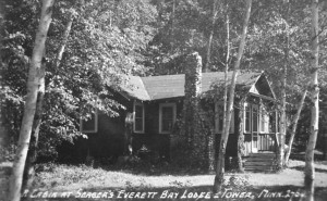 cabin at Everett Bay Lodge 1935