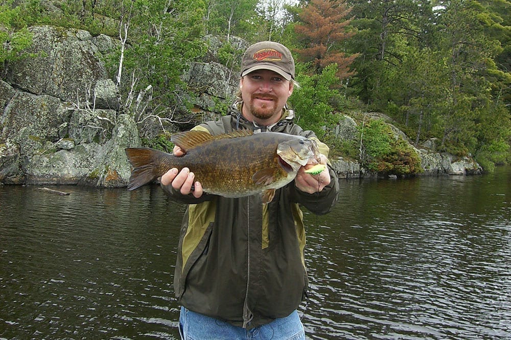 Bass Fishing Lake Vermilion Minnesota - Everett Bay Lodge
